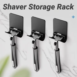 Multi Function Men Shaving Razor Holder Storage Hook Wall Shelf Bathroom Kitchen Accessories