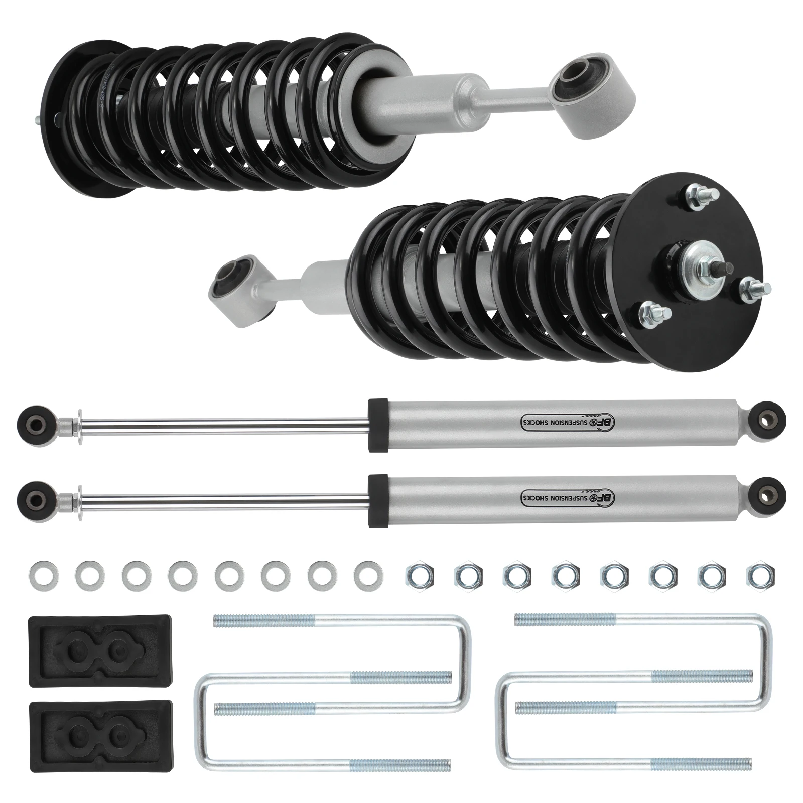 2.5in Suspension Lift Kit w/ Struts & Shocks For Ford F-150 2004-2008 4WD