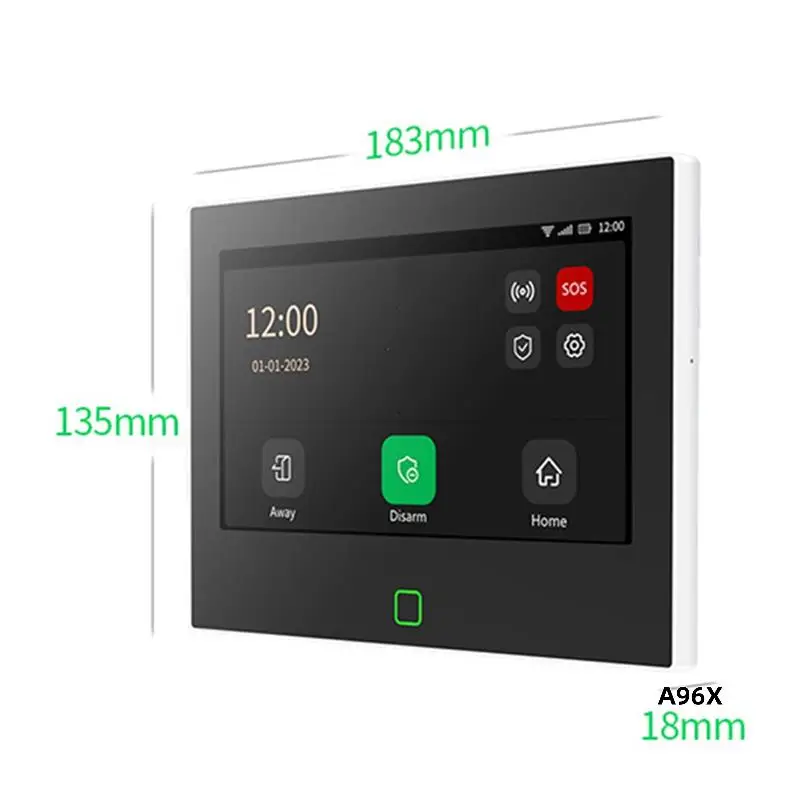 Tuya Smart Home Alarms System Wireless Wifi & 4G, 7-Inch Panel For Home Burglar Security Protection Alarms