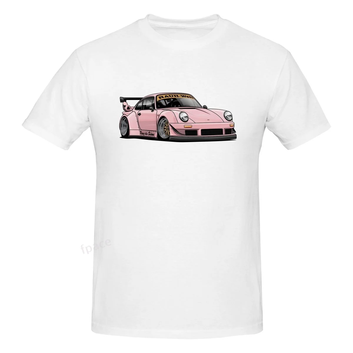 

Pink Sport Car Men's Basic Short Sleeve T-Shirt