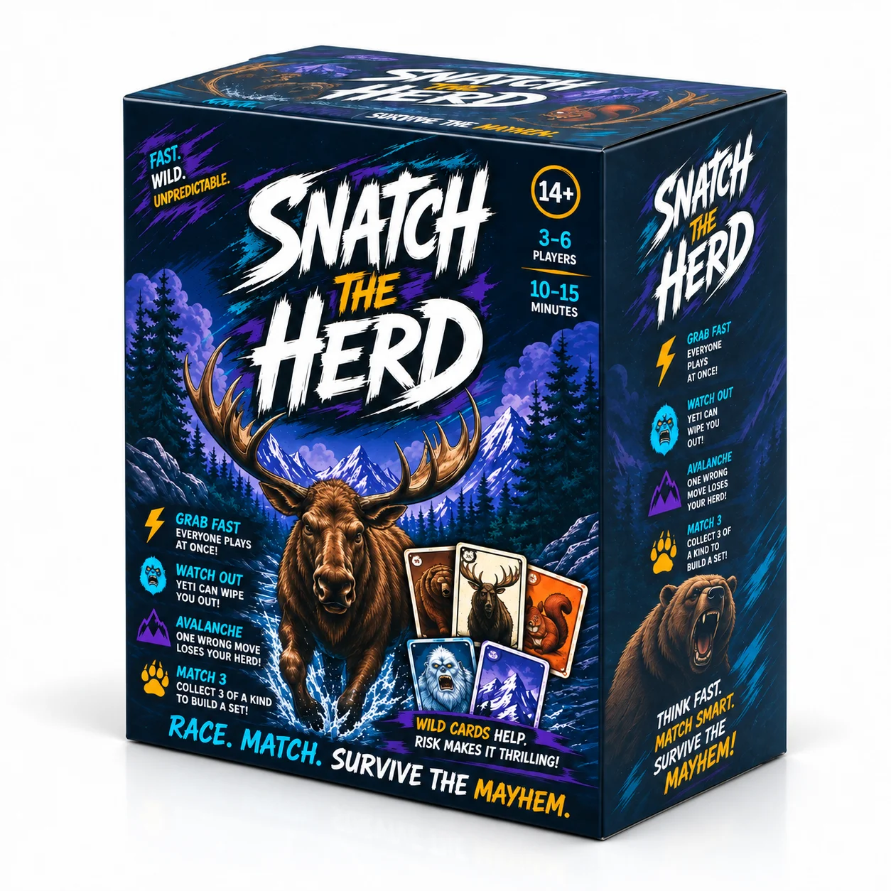 SNATCH THE HERD Fast Paced Mat - Party Games Night ulasan dan harga