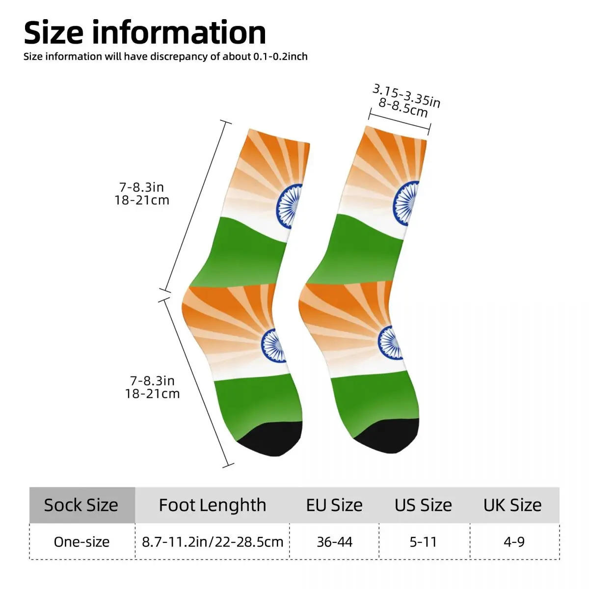 Happy Retro India Crazy Men's Socks Unisex Harajuku Seamless Printed Novelty Crew Sock Boys Gift