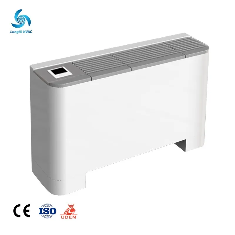 Ultra-Thin Water Fan Coil Unit Customized  for Hotel Heating Winter Cooling Summer Indoor Floor-Standing