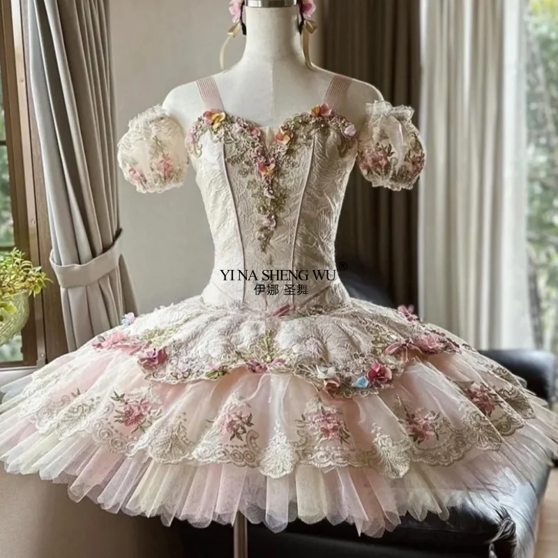 Professional High-quality 10 Layer Customized Size for Children, Girls, Women, Adults, Stage Performance, Ballet Costume, Ballet