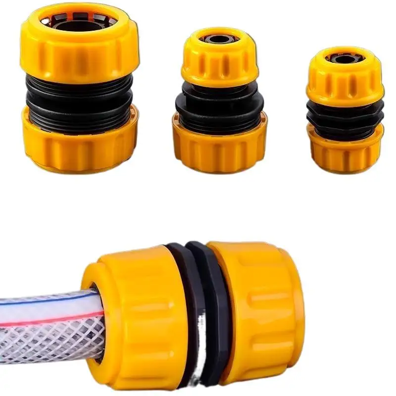 Hose Quick Connect Repair 5Pcs Kit Leak-Resistant Water Pipe Extension Adapter for Patio Lawn Watering Use