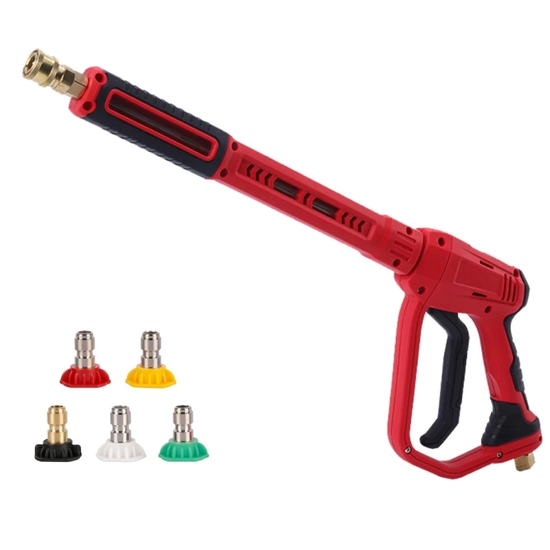 

Y1UB Power Washer Guns with Replacement Wand Extension 5 Nozzle Pressure Washer Guns