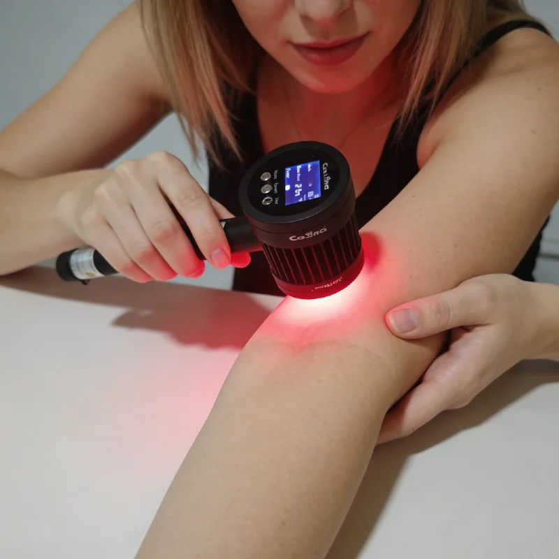 Advanced 25 Diodes 1295mW Cold Laser, Adjustable Frequency LLLT Machine for Carpal Tunnel Relief Fibromyalgia Pain Management