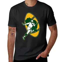 Koszulka z motywem Kick Ball Green Bay-Packers estetyczne ubrania bluzka w rozmiarze plus size grafiki męskie koszulki treningowe