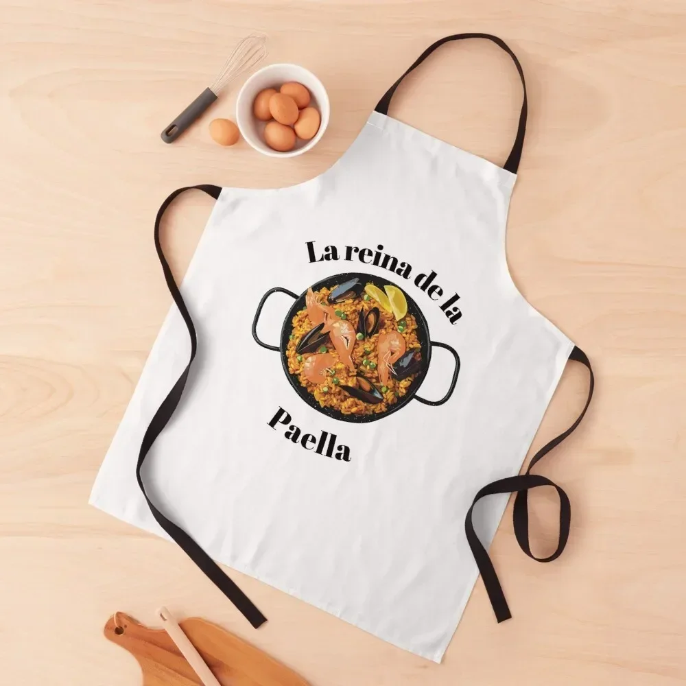 La reina de la paella Apron Kitchen Tools Accessories Kitchen Women Apron