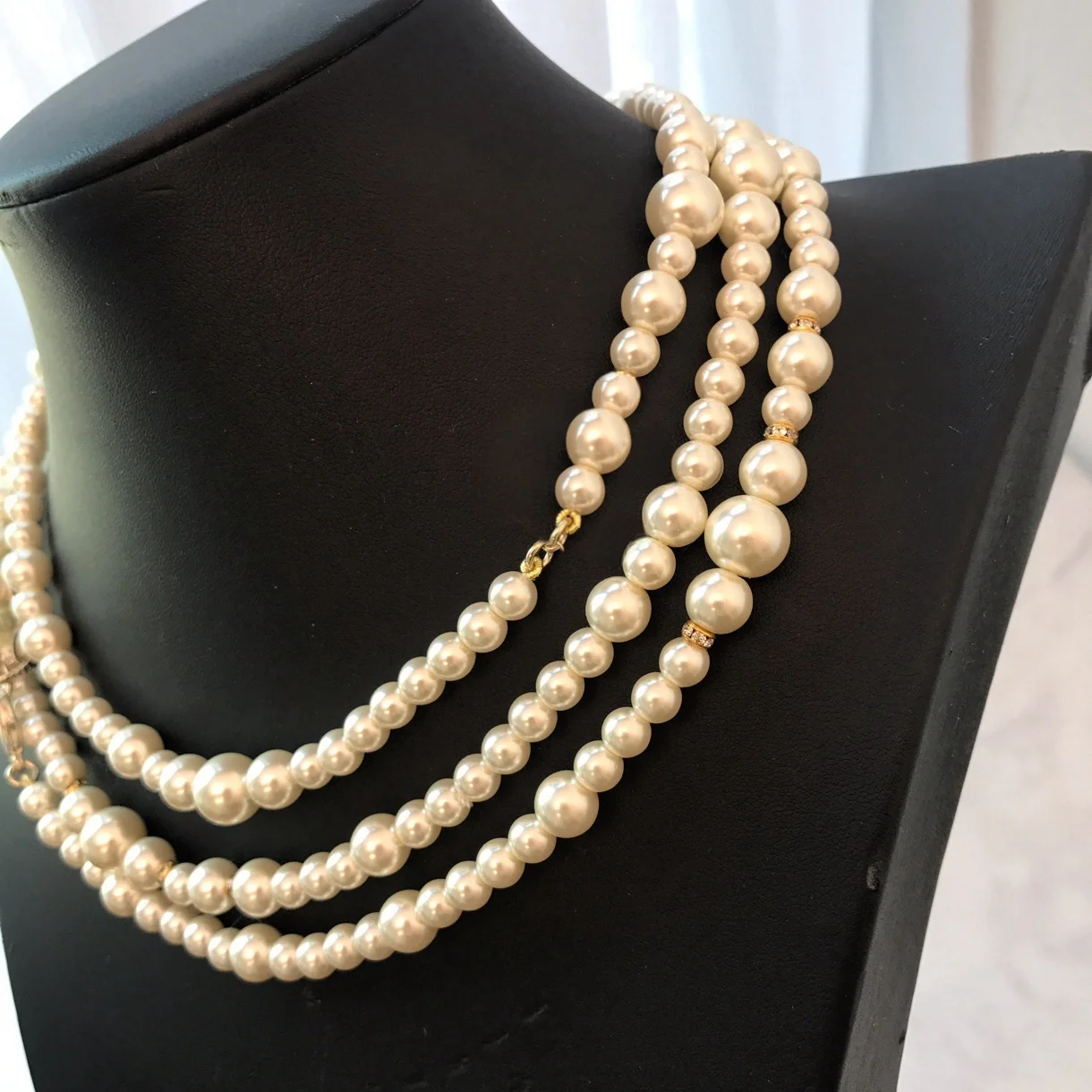 

Elegant high quality pearl fashion all-in-one necklace