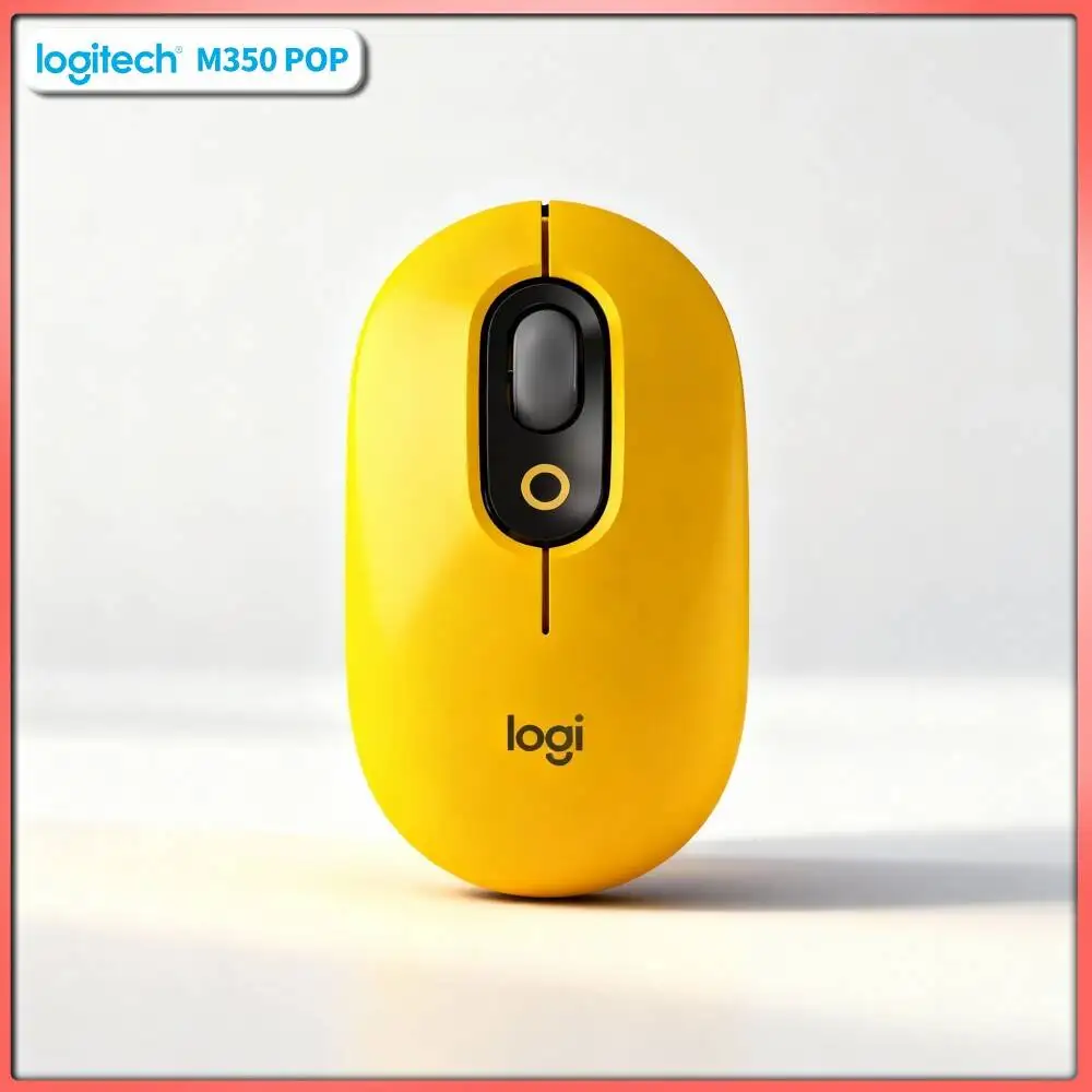 Wireless Logitech M350 POP Mouse 10m Range Quiet Operation for Microsoft Surface Laptop Book Series Performance Use
