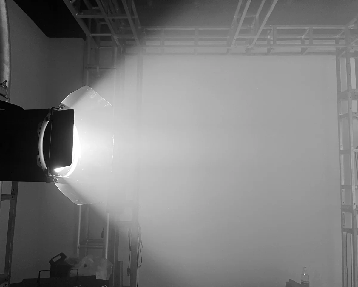 Luz Par LED COB de 300W con puertas de Granero, iluminación de escenario con efecto de haz de lavado para Dj, DMX512, blanco cálido y frío, 200W