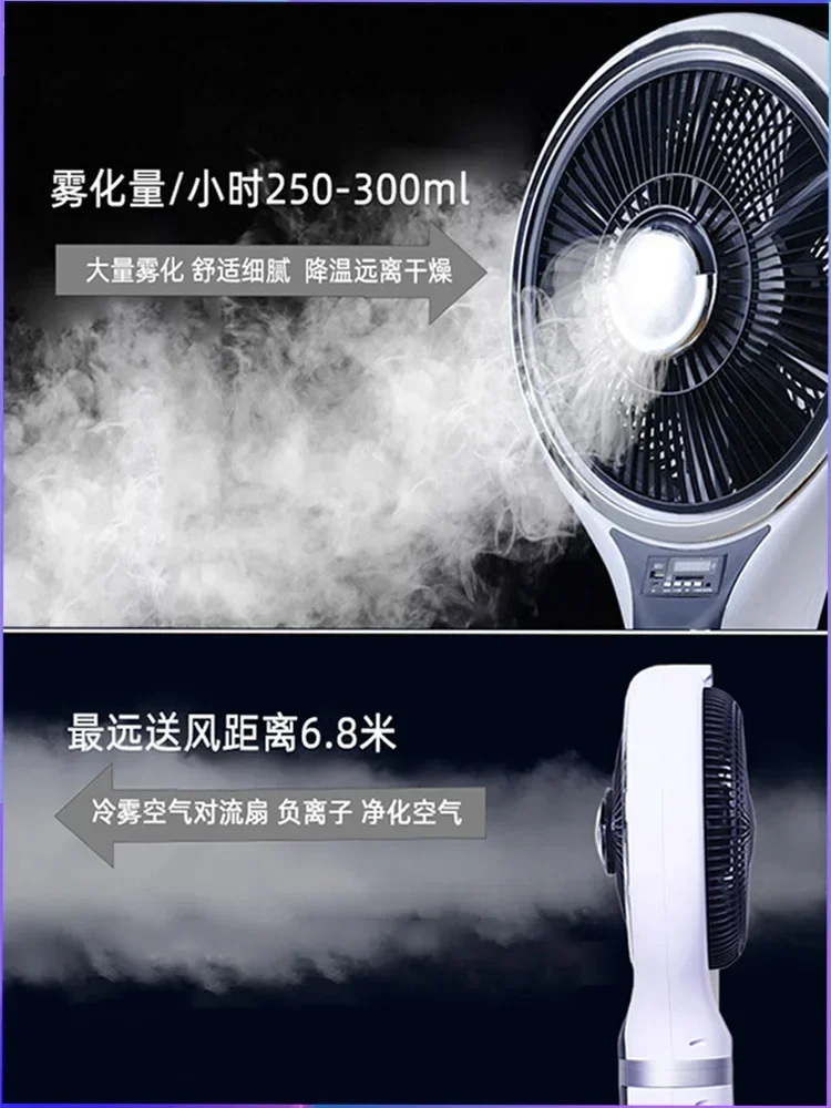 Circulating fan, household electric fan, indoor desktop fan, negative ion