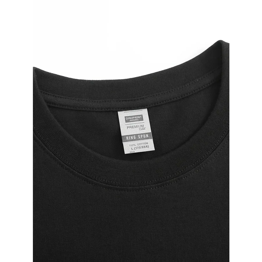 Camiseta de ombro caído com estampa de letras e cruz, blusa casual de manga curta com gola redonda para primavera e verão, roupas femininas