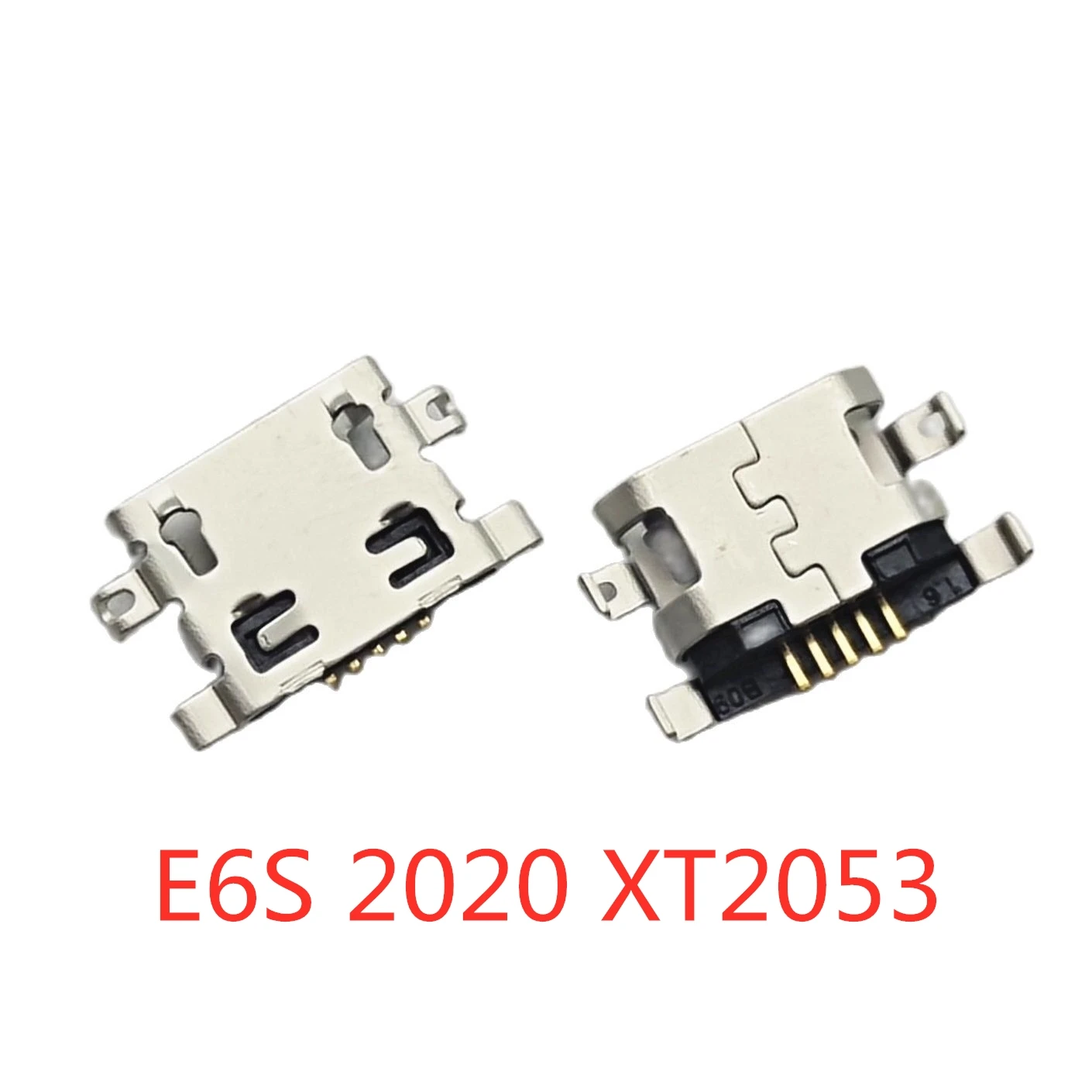 50pcs Micro USB Connector 5pin Heavy Plate 1.6mm No Side Flat Mouth For Lenovo A360t K6 Note ZOPO ZP1000 Charging Tail Plug Port