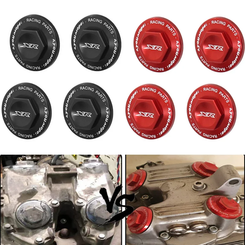Tapa de ajuste de válvula, accesorios para motocicleta, tapa de válvula de aceite, cubierta de ajuste de taqué para HONDA XR400R XR400 XR200R XR250 XR 250