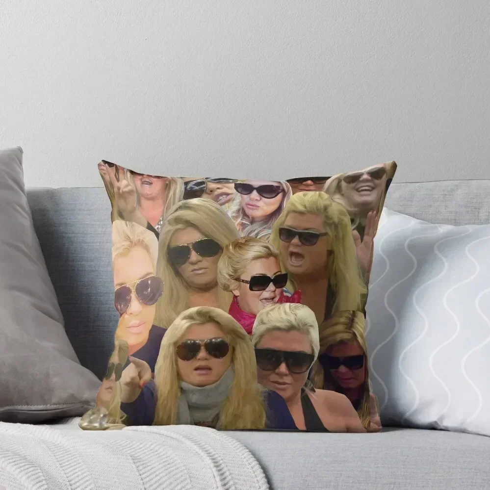 SHADY BABY - GEMMA COLLINS Throw Pillow christmas decorations for home 2025 Christmas Covers pillow