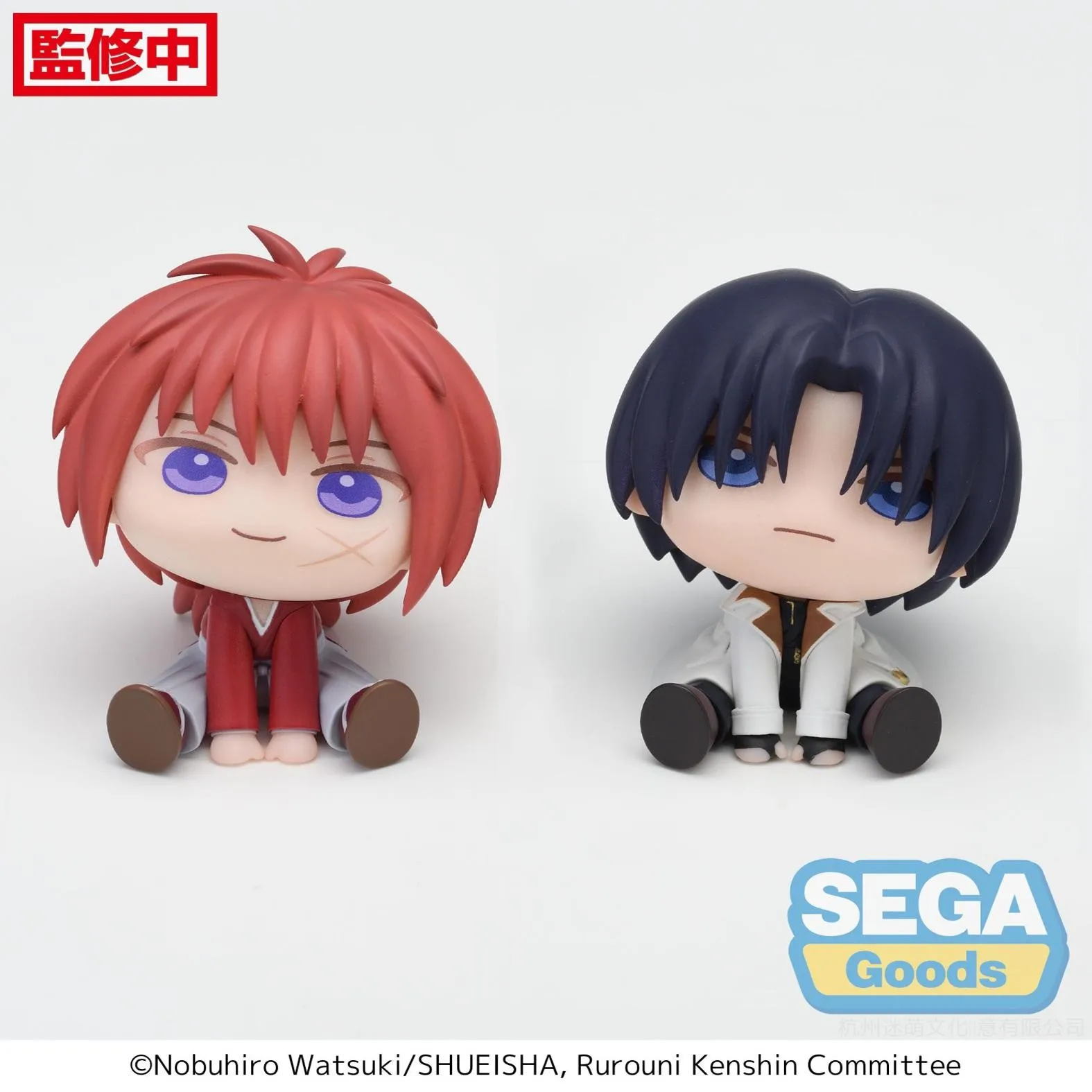 

In Stock Original SEGA QyuruMe Himura Kenshin Shinomori Aoshi Authentic Collection Model Animation Character Toy