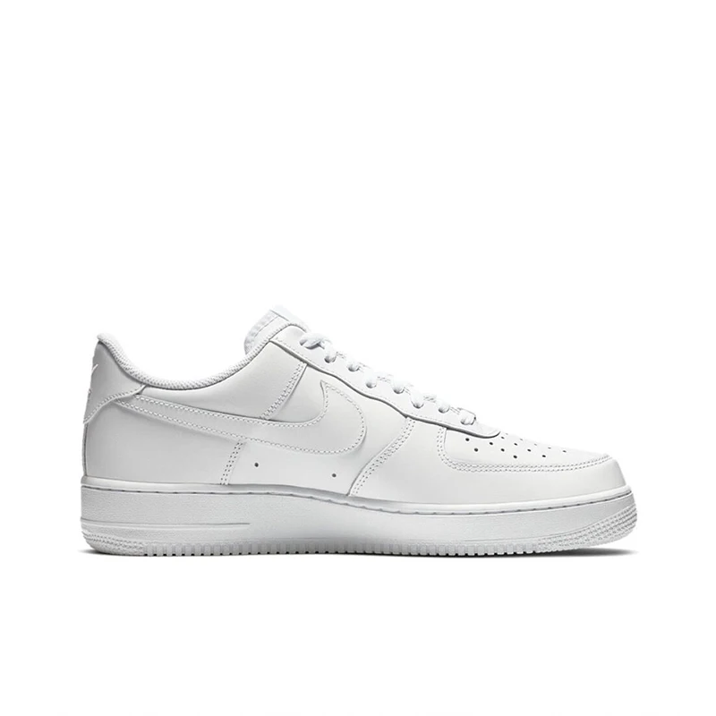 Nike-Air Force 1 Low \'07 Homme Chaussures De Skateboard Unisexe AF1 Pure Blanc Classique Style Rétro CW2288-111