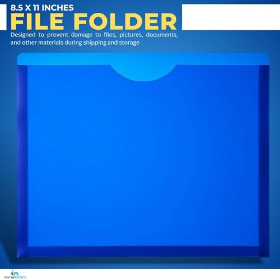 Cartella portadocumenti in polietilene Lettera 1 Giacca portadocumenti espandibile Confezione da 20 assortiti