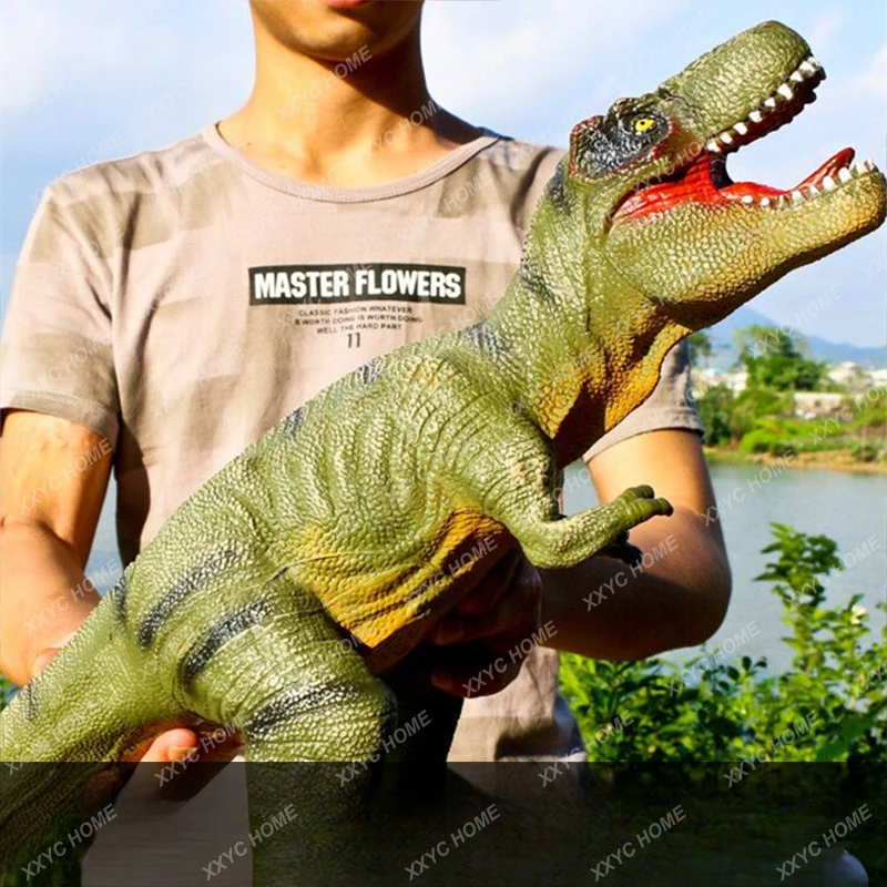 Dinosaur Soft Rubber Toy Large T-Rex Will Call Simulation Animal World Model Suit Boy