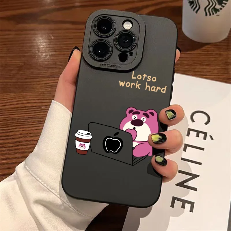 حافظة لهاتف آيفون 15 14 13 12 11 Pro XS Max Mini X XR 7 8 Plus SE 2022 غطاء خلفي مقاوم للصدمات