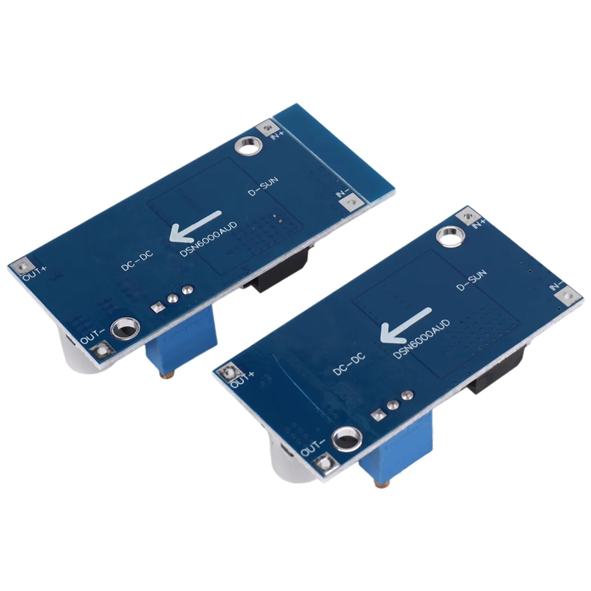 باك دفعة محول 2 قطعة قابل للتعديل DC-DC باك دفعة محول التلقائي واسعة الجهد المنظم XL6009 وحدة الجهد