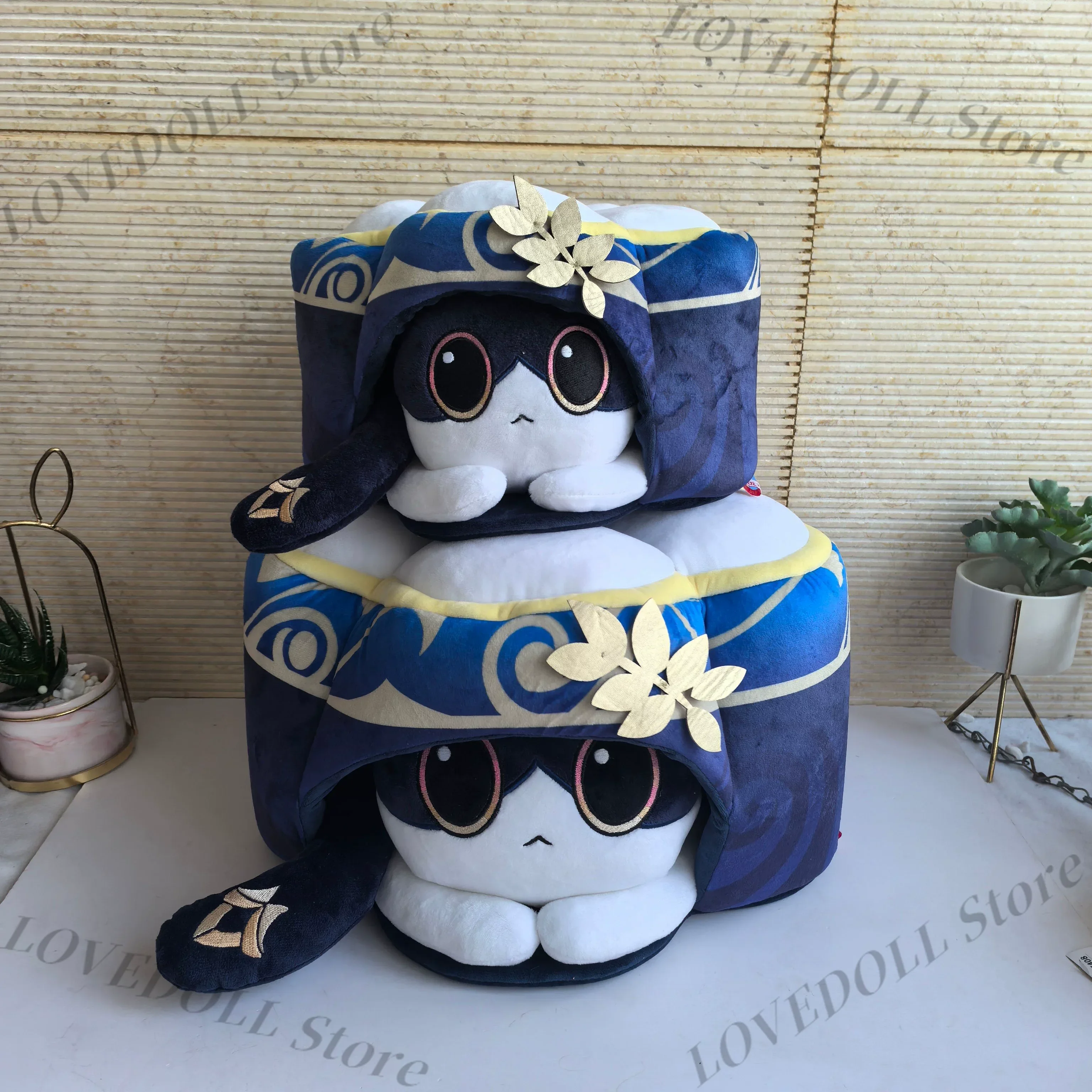 

Game Honkai: Star Rail Dr. Ratio Cute Cat Cosplay Soft Dango Plush Stuffed Doll Cotton Plushie Thorw Pillow Toys Fans Gift