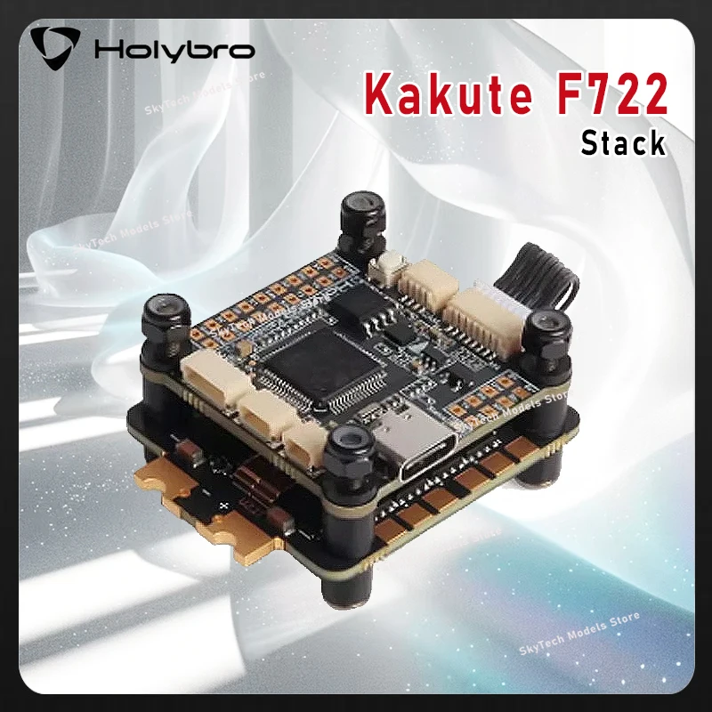 

Holybro Kakute F722 FPV FC Stack 3-8S BLHeli32 50A/65A 4-в-1 ESC Combo для сборки DIY RC FPV-дронов