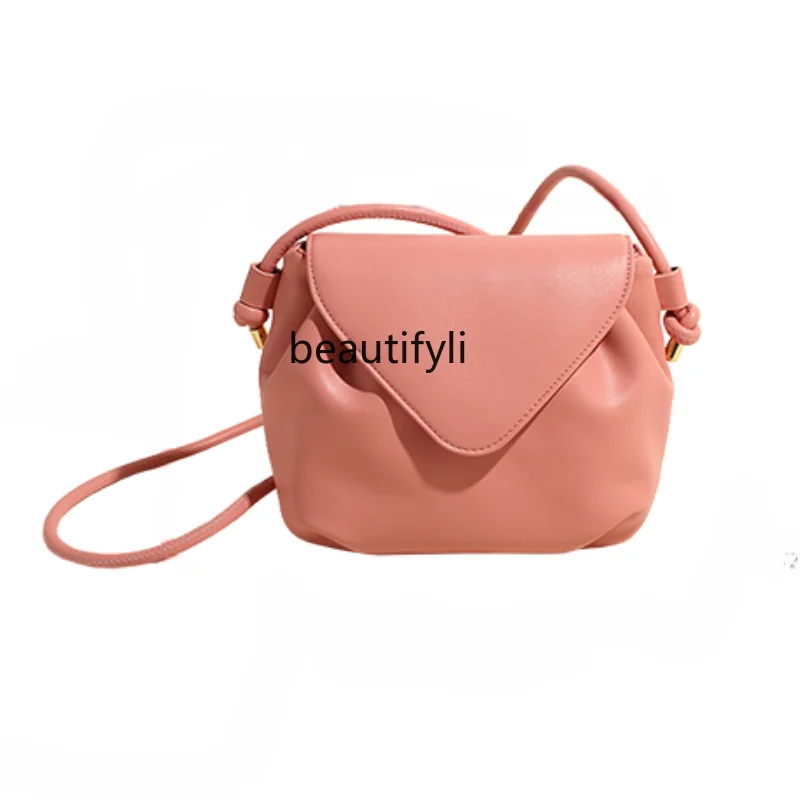 

Fashion Cloud Bag Summer Korean Style Trendy All-Match Shoulder Bag Niche Advanced Texture Casual Messenger Bag