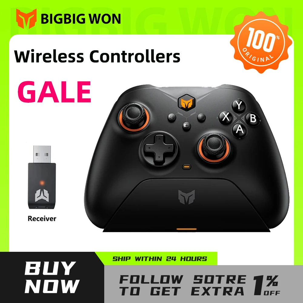 Bigbig Wireless Bluetooth Gaming Controllers for Nintendo Switch