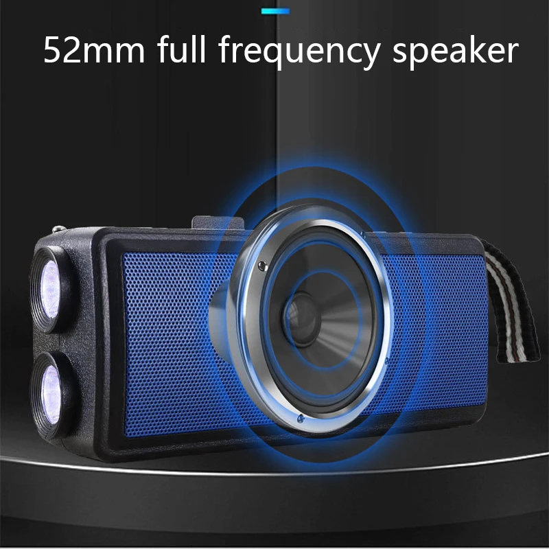 Imagem -05 - Carregamento Solar Led Lanterna Speaker com Usb tf Função de Rádio fm Bluetooth 5.3 Outdoor Camping Tocha