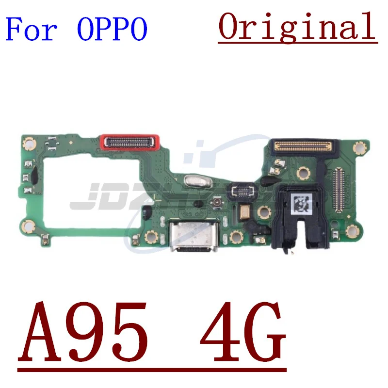 Original USB Charging Port Dock Plug Connector Charger Board Module With Microphone For OPPO A93 A93s A94 A95 A96 4G 5G