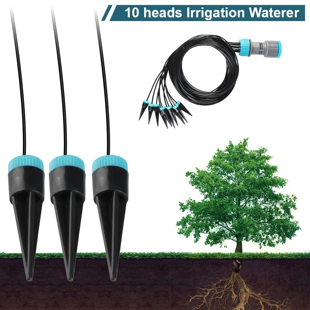 

Garden Supplies 10pcs Dripper Set Auto Drip Nozzles Lazy Planting Flower Watering Automatic Water Device Plant Irrigation Tools