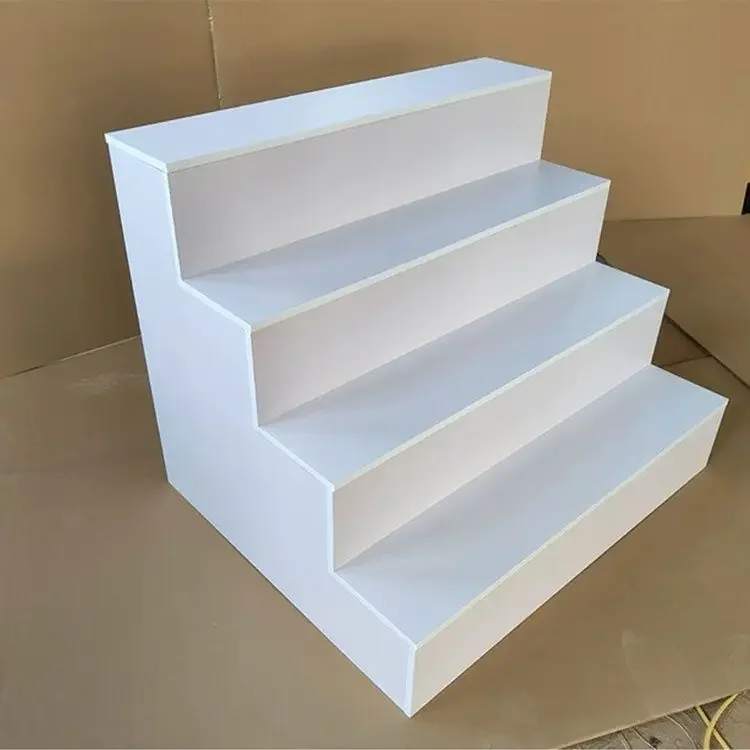Step island cabinet, trapezoidal shelf, shelf table, flower gift cabinet, stepped shoe rack, cosmetic display cabinet