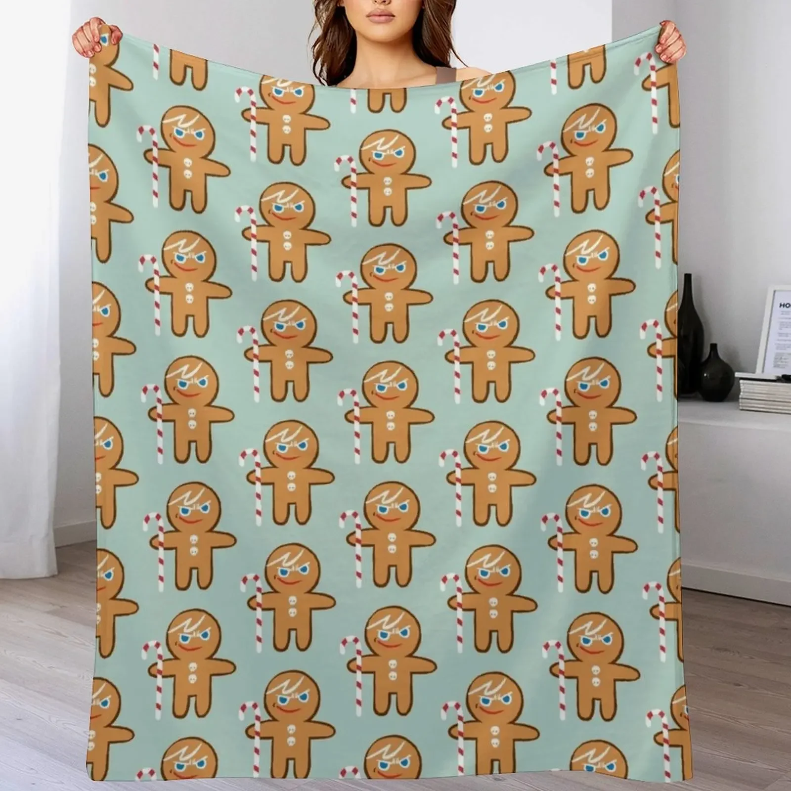 

gingerbrave Throw Blanket Long Lasting Soft Plush Blanket for Daily Use