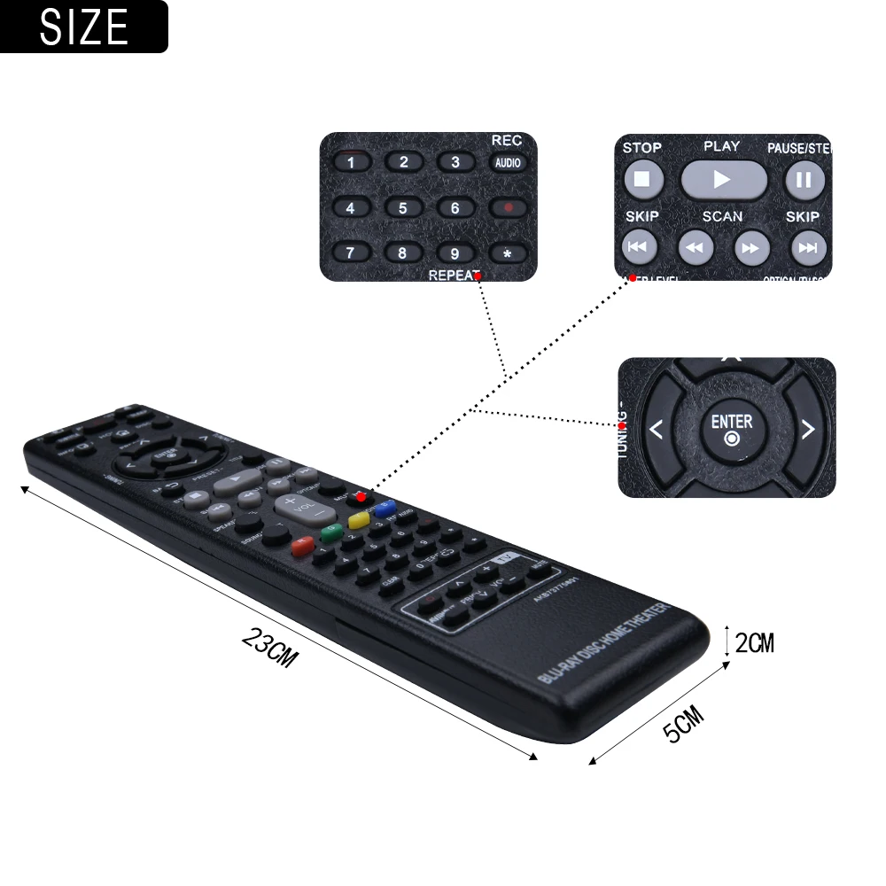 AKB73775801 use for Blu-ray Home Theater Remote Control for BH5140S BH5440P LHB655 Fernbedienung remoto controller controle