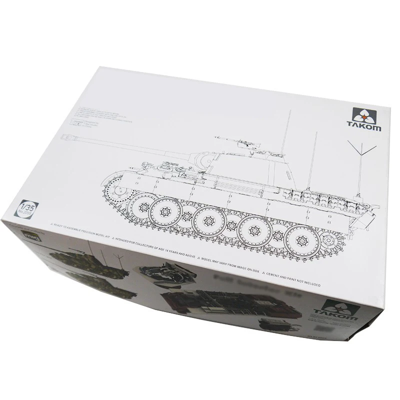 TAKOM 1/35 2099 Panther Ausf.A (SdKfz.171) Late Production [Full Interior Kit]