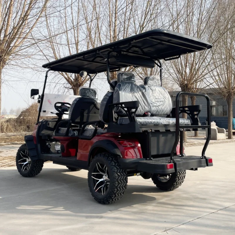 

Electric Off-Road Golf Buggy CE Certified Lithium Battery Powered Electric Golf Cart Bumper And Front Basket Seat With Headrest