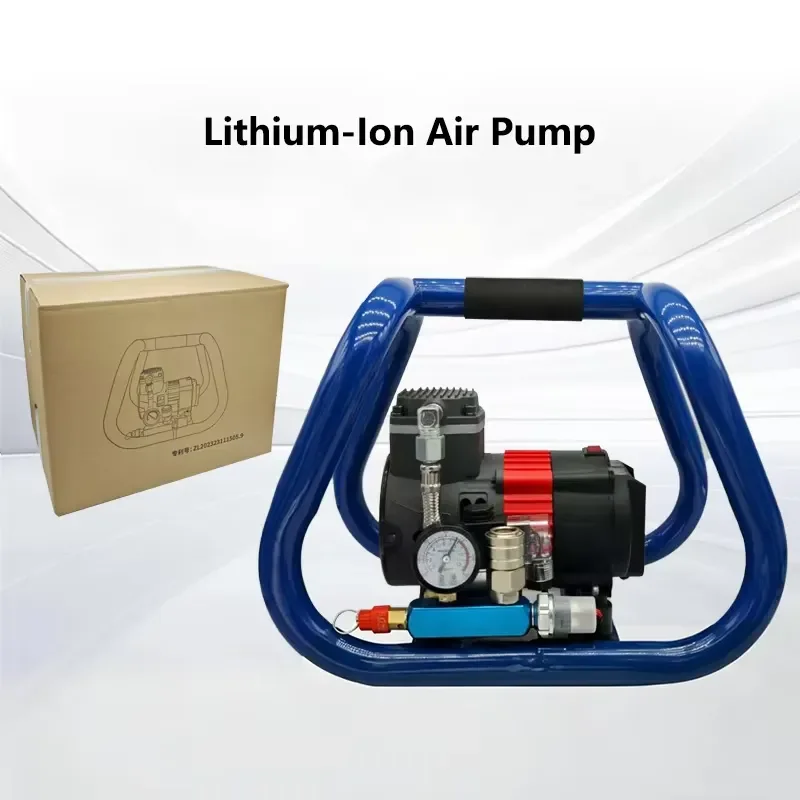21V Cordless Air Compressor 3L Lithium-Ion Pump 8 psi 2 CFM for Home Workshop & Inflation Tasks