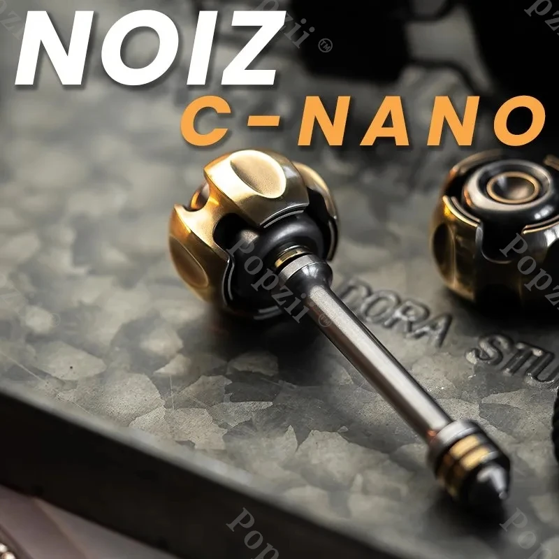 LAUTIE Noiz C Nano Fidget Spinner Fingertip Gyro Noiz Series EDC Adult Fidgeting Toys Table Ornament Office Stress Relief Gadget