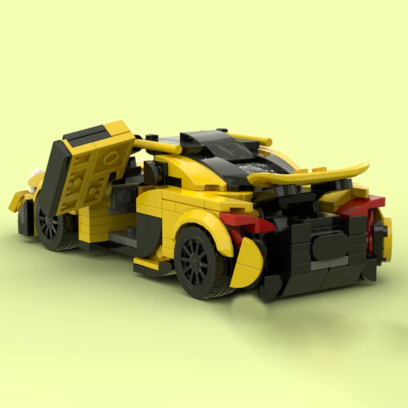 368 قطعة MOC mclarener p1 أبطال المدينة سوبر سيارة اللبنات فكرة عيد الميلاد لعبة هدية فكرة البناء لعبة عيد الميلاد هدية #4