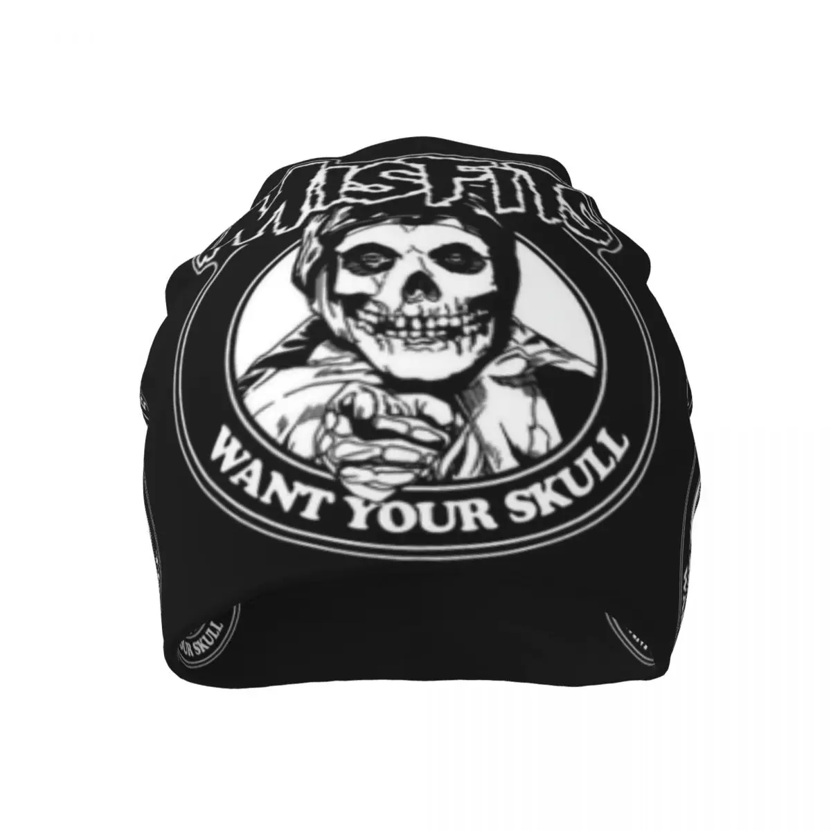 

Misfits Skull Knitted Hat For Men And Women Gift Unisex winter Warm Brimless Urinal Hat