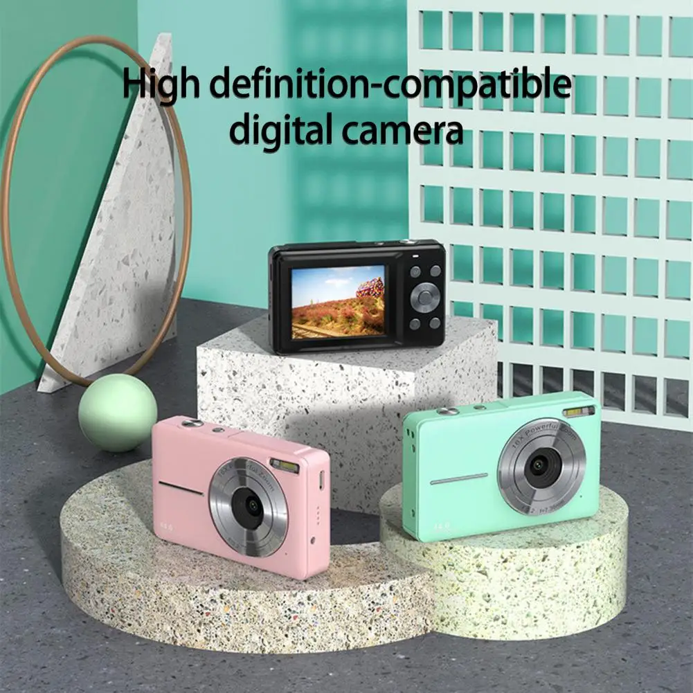 

HD Digital Camera 8K Child Students Camera 44 Mega Pixels HD-compatible Anti Shake Compact Kids Camera Small Camera Kids Gift