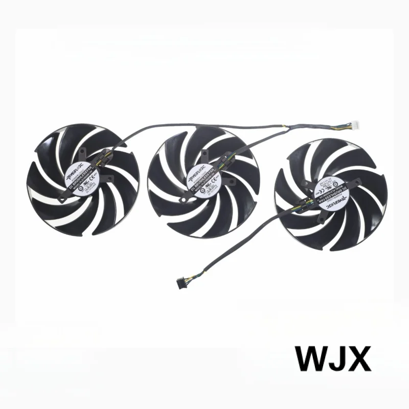 3PCS PLD10020B12H Graphics Card Fan For MSI RTX4080 4090 GAMING X TRIO 95x95x20