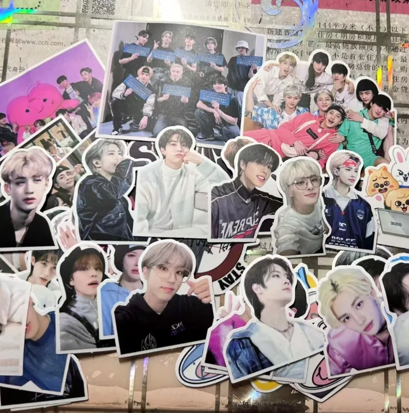 

Набор стикеров SKZOO K-pop (60 шт.) для фанатов K-pop, музыкальных групп, декор для чемоданов, скрапбуков, телефонов, ноутбуков, канцелярских принадлежностей, Stray Toy 2026