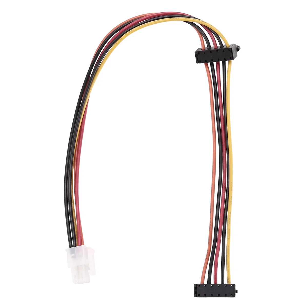 ATX Motherboard 4Pin to 2-Port Serial ATA SATA Hard Drive Adapter Power Cable for Lenovo IPC & Tax Controller 18AWG XY