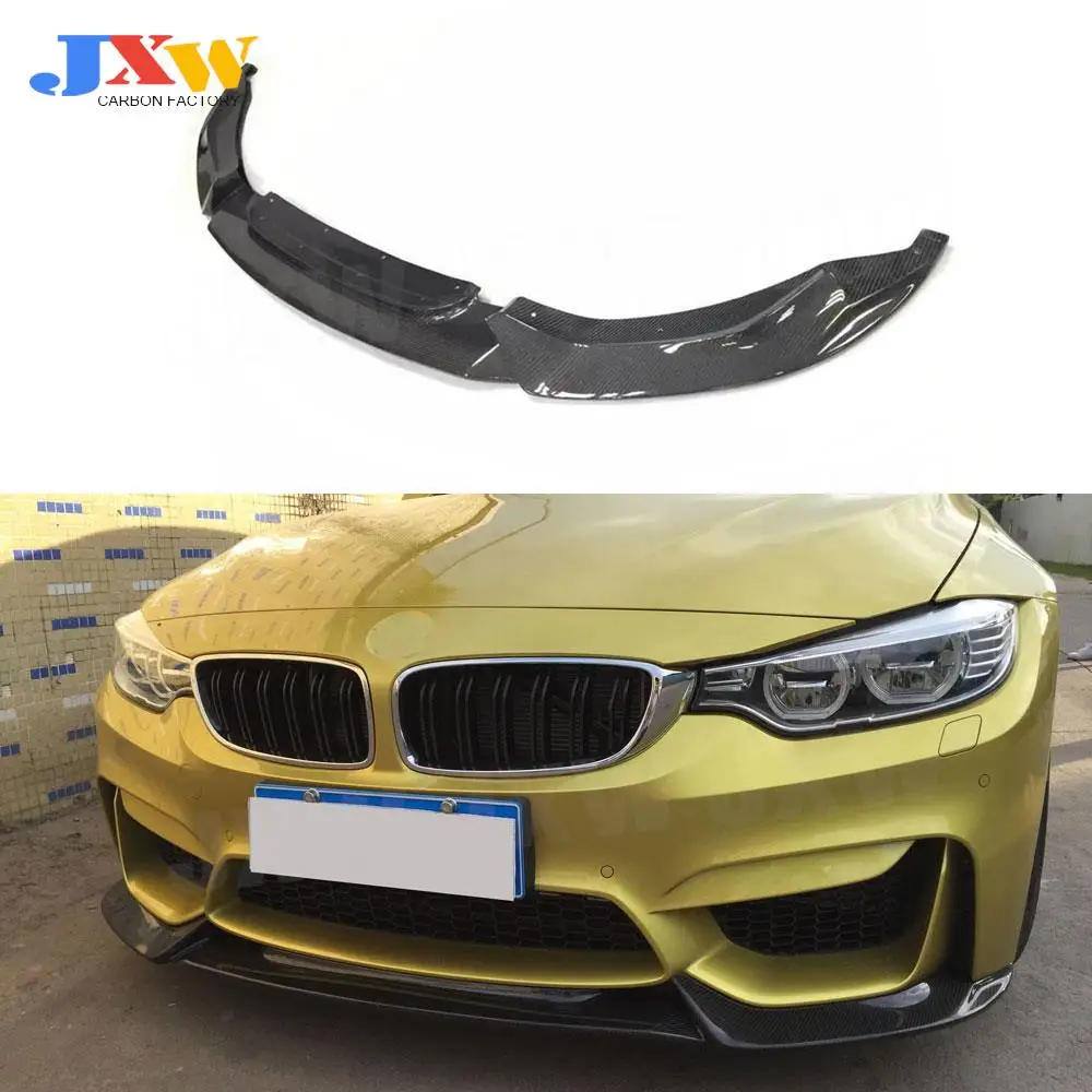 

Carbon Fiber/FRP Front bumper Lip Chin Spoiler V Style For BMW 3 Series F80 M3 4 Series F82 F83 M4 2014-2018