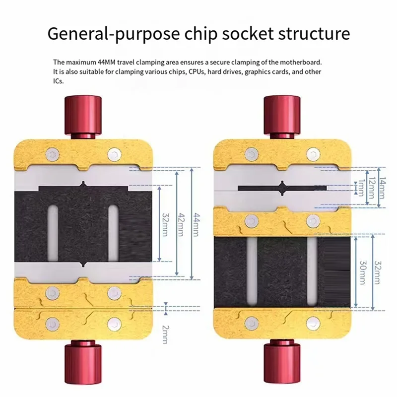 

S1 Multi-Functional Phone Repair Fixture BGA Chip Motherboard Glue Removal Welding Clamp Hand Tools