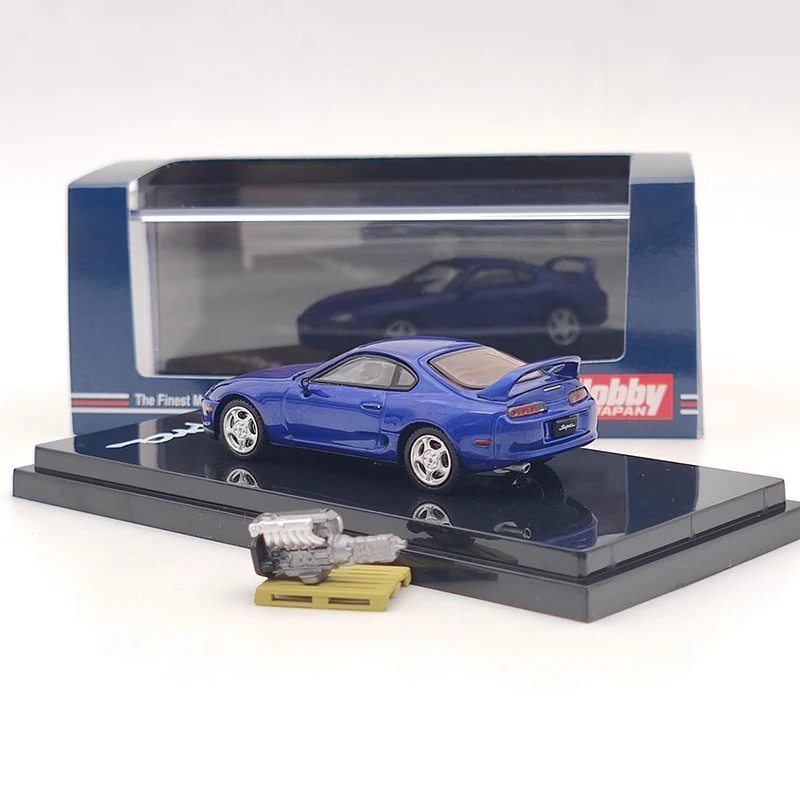 Diecast Model Car 1/64 Toyota SUPRA Car ModeI Belt Engine SUPRA A80 Play Vehicles Toys for Boys